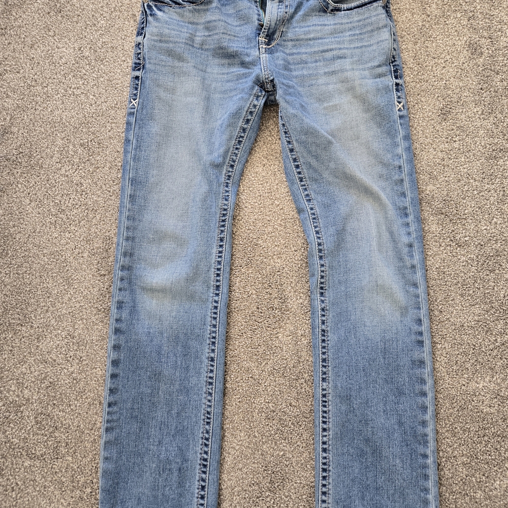Ariat M7 Slim Straight Jeans 32x34 Medium Wash Denim